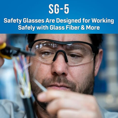 Jonard Tools SG-5 Clear Lens Anti-Fog Safety Glasses, Rated to ANSI Z87.1 Standards in Saudi Arabia