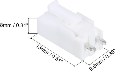MECCANIXITY PCB Connectors 3.96mm Pitch Pin Crimp Header Contact for Printed Circuit Boards 1 Set in Saudi Arabia