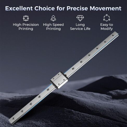 Creality Official Ender 3 Linear Rail Kit X-axis Rail Guide MGN12C 12.6 بوصة طول مع دعامة تثبيت Sprite Pro Kit متوافقة مع طابعات Creality Ender3 Ender 3 Pro Ender 3 V2 ثلاثية الأبعاد in Saudi Arabia