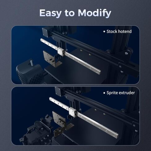 Creality Official Ender 3 Linear Rail Kit X-axis Rail Guide MGN12C 12.6 بوصة طول مع دعامة تثبيت Sprite Pro Kit متوافقة مع طابعات Creality Ender3 Ender 3 Pro Ender 3 V2 ثلاثية الأبعاد in Saudi Arabia