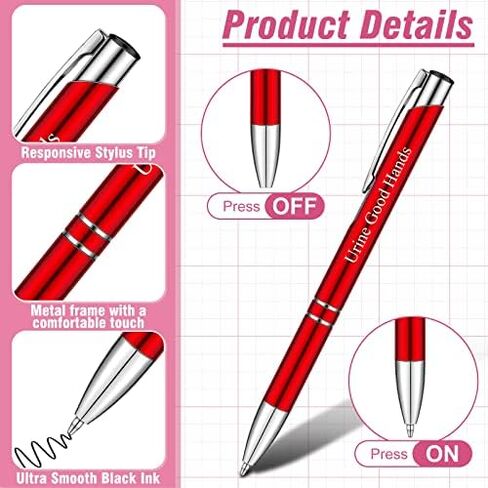 Eaasty Nurse Pens Funny, Inspirational Ballpoint Pens Medical Themed Pens Novelty Pens Office Supplies for Nurse Doctor Teachers Students Women Men, 10 Styles (20 Pcs) in Saudi Arabia