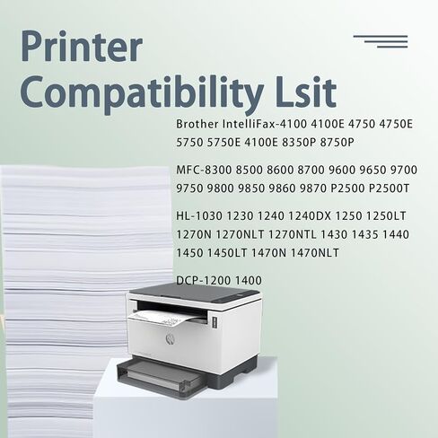 وحدة طبلة سوداء iPROSPECT DR400 DR-400 متوافقة مع Brother DCP-1200 DCP-1400 IntelliFax-4100 4100E 4750 MFC-8300 8500 9600 P2500T HL-1030 1230، عبوة واحدة in Saudi Arabia