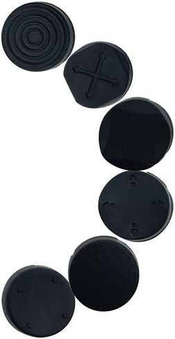 6Pcs Black Silicone Thumb Stick Grips Caps Analog Thumbstick Joystick Cap Cases and Storage for PS PSV 2000 PSV 1000，Corers and Pitters in Saudi Arabia
