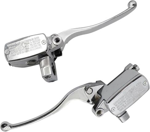 SecosAutoparts Chrome Brake Master Cylinder Clutch Levers Compatible with Suzuki Intruder 800 1994-2004 1400 1990-2004 1500 1998 1999 2000 2001 2002 2003 2004 in Saudi Arabia