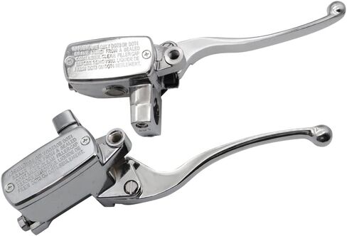 SecosAutoparts Chrome Brake Master Cylinder Clutch Levers Compatible with Suzuki Intruder 800 1994-2004 1400 1990-2004 1500 1998 1999 2000 2001 2002 2003 2004 in Saudi Arabia