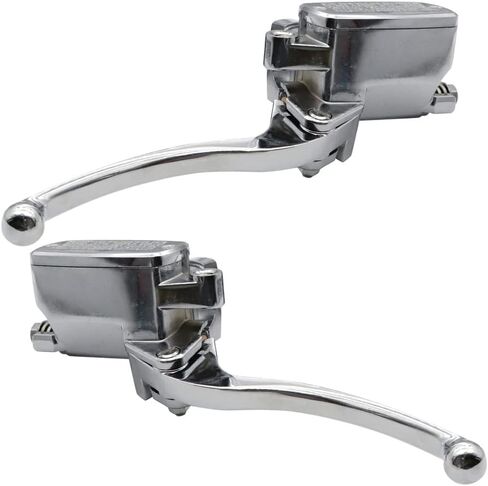 SecosAutoparts Chrome Brake Master Cylinder Clutch Levers Compatible with Suzuki Intruder 800 1994-2004 1400 1990-2004 1500 1998 1999 2000 2001 2002 2003 2004 in Saudi Arabia