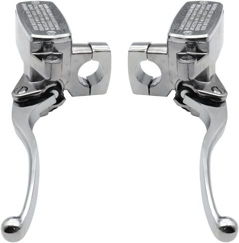 SecosAutoparts Chrome Brake Master Cylinder Clutch Levers Compatible with Suzuki Intruder 800 1994-2004 1400 1990-2004 1500 1998 1999 2000 2001 2002 2003 2004 in Saudi Arabia