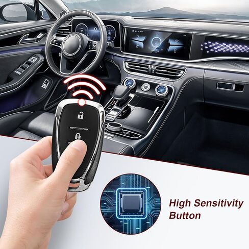 استبدال مفتاح Fob متوافق مع 2016 2017 2018 2019 2020 2021 Chevy Malibu Camaro Cruze Proximity Smart Keyless Entry Remote Control يستبدل HYQ4EA 13508771 13584504 13529660 433Mhz 4 أزرار in Kuwait