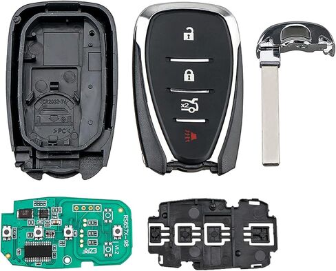 استبدال مفتاح Fob متوافق مع 2016 2017 2018 2019 2020 2021 Chevy Malibu Camaro Cruze Proximity Smart Keyless Entry Remote Control يستبدل HYQ4EA 13508771 13584504 13529660 433Mhz 4 أزرار in Kuwait