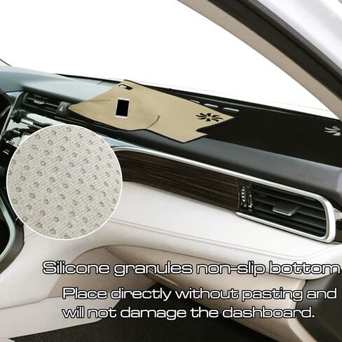 SENSHINE لملحقات Toyota Camry 2018-2022 2023 2024 غطاء لوحة القيادة غطاء وحدة التحكم المركزية غطاء لوحة القيادة واقي السجاد غطاء واقي من الشمس مناسب حسب الطلب، زخرفة سوداء in Kuwait