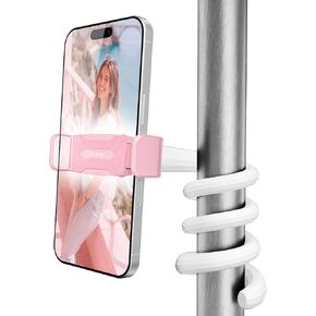 A2C Flexible Phone Holder for Treadmill, Spin Bike, Stroller, Shopping Cart, Desk, Portable Gooseneck 16.5" Long Arm Phone Mount for 4.7"-6.9" Smartphones in Kuwait