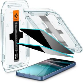 Spigen Tempered Glass Screen Protector [GlasTR EZ FIT - Privacy] Designed for Galaxy S25 Ultra [Case Friendly] - 2 Pack in Kuwait