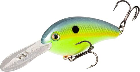 Strike King (HC10XD-450) Promodel Crankbait S 10XD Fishing Lure, 450 - Delta Red, 2 oz, Free Floating Rattle Chambers in Saudi Arabia