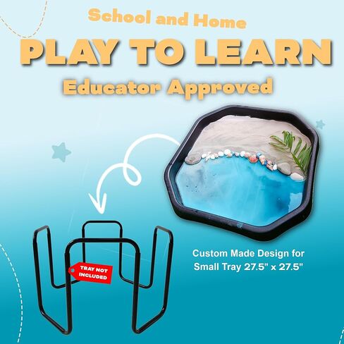 Playtray الصغيرة تقف إلى جانب التعلم من خلال PlayTrays (أرجل الطاولة الحسية لـ Tuff PlayTray فقط) in Kuwait