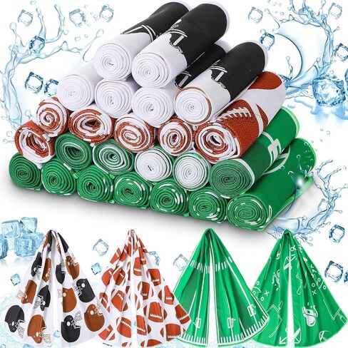 24 حزمة كرة السلة منشفة تبريد 40 × 12 بوصة من منشفة التبريد الرياضية للتنفس الألياف الدقيقة تجفيف هدايا فريق كرة السلة للرياضيين لليوغا جيم التخييم الجري in Kuwait