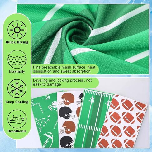 24 حزمة كرة السلة منشفة تبريد 40 × 12 بوصة من منشفة التبريد الرياضية للتنفس الألياف الدقيقة تجفيف هدايا فريق كرة السلة للرياضيين لليوغا جيم التخييم الجري in Kuwait