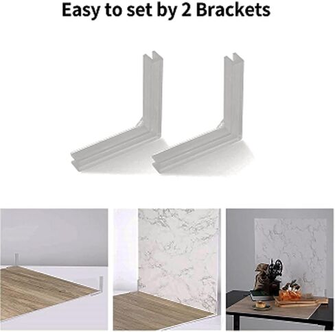 Meking 4PCS Triangle Backdrop Paper Clips Triangular Round Edge Background Clips for Small Product Photography in Saudi Arabia