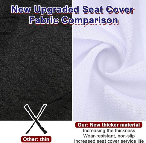 Frienda 10 Pcs Car Seat Covers for Women Accessories Interior Seat Covers with Steering Wheel Cover, Wrist Strap, Car Cup Mats, Armrest Pad, Shoulder Pad, Key Chain in Kuwait