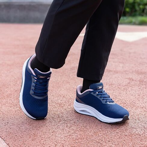 دعماً قوسًا للسيدات أحذية المشي أحذية عريض لصندوق أخمص القدمين أحذية التنس الهواء لتخفيف آلام التهاب اللفافة الأخمصية ، الحجم 6-11 in Kuwait