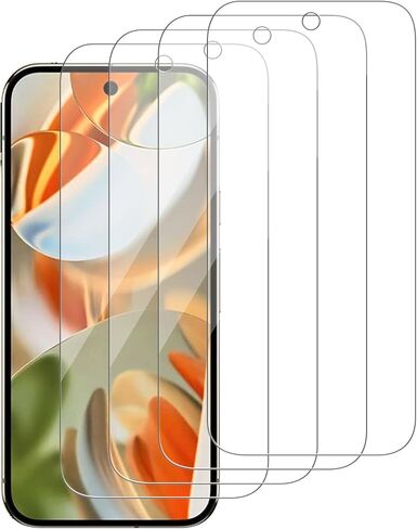 [4 Pack Glass Screen Protector Compatible for Google Pixel 8a [9H Hardness]-HD Screen Tempered Glass, Scratch Resistant, Easy Install [Case Friendly] [Bubble Free] in Kuwait