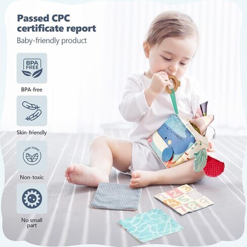 لعبة Youuys Wooden Baby Box Toy - لعبة Montessori Tissue Box للأطفال لمدة 12 شهرًا مع 3 كتل الشكل و 8 ورق حريري ، هدايا طفل رضيع للأطفال 12 18 شهرًا عيد ميلاد الأطفال in Kuwait