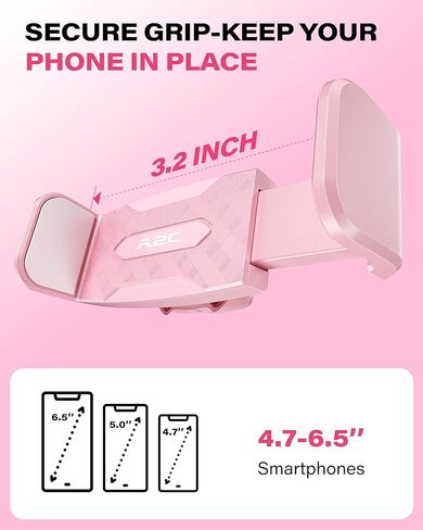 A2C Flexible Phone Holder for Treadmill, Spin Bike, Stroller, Shopping Cart, Desk, Portable Gooseneck 16.5" Long Arm Phone Mount for 4.7"-6.9" Smartphones in Kuwait