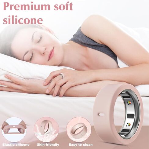 8 Pack Ring Protector Compatible with Oura Ring Gen 4/Oura Ring Gen 3, Silicone Oura Ring Cover Working Out Accessories Men Women, Direct Charging with Cover-M for 8 9 10 11 in Kuwait