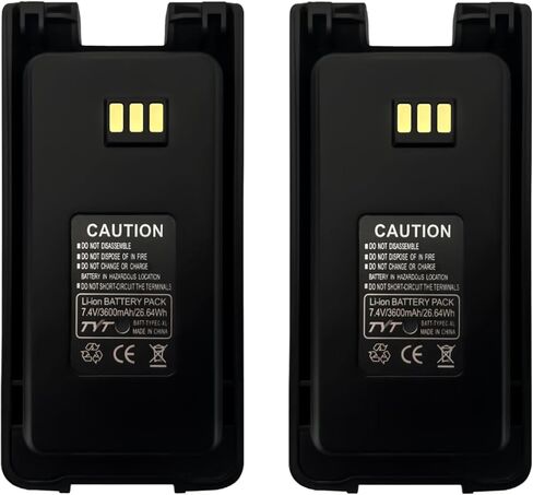 Tyt MD-390 ثنائي الاتجاه Radio Li-ion بطارية Type-C 7.2V 3600mAh تكبير البطارية متوافقة مع Tyt MD-UV390 MD-UV390 GPS DMR MD-390 RT81 Walkie Talkies in Kuwait