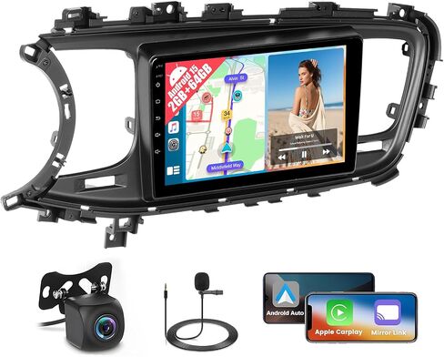 ستيريو سيارة Android لـ Kia Optima Magentis 2009 2009 (LHD) مع Carplay Android Auto 26UI 2GB+64GB in Kuwait