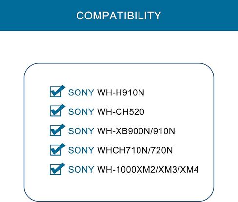 غطاء رأس سماعة رأس سماعة رأس GEVO لـ Sony WH-1000XM4 ، WH-1000XM3/H910N/XB910N/XB900N/CH710N سماعات ، وسادة وسادة عقال تحمي أجزاء الإصلاح ، سهلة التثبيت ، لا توجد أدوات مطلوبة (رمادي) in Kuwait
