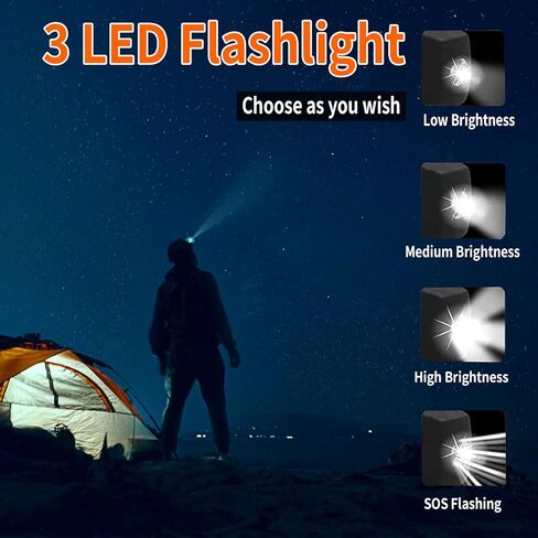 2000mAh Portable Emergency Hand Crank & Solar Panel SOS Weather Radio, Self Powered NOAA/AM/FM Radios with SOS Alarm, 3-Mode Flashlight (Red) in Kuwait