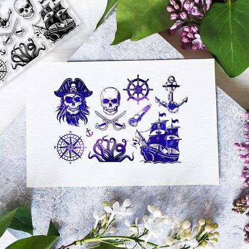 GLOBLELAND Magic Lotus Rose Clear Stamps for Card Making Flowers Silicone Clear Stamps Plants Transparent Stamps Seal for DIY Scrapbooking Embossing Paper Album Craft Decor in Saudi Arabia