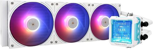 Thermalright FW PRO 360 ARGB Black CPU AIO Cooler,IPS LCD Screen with 320 * 320 Resolution,for AM5&Intel 1700/1851,High-Performance 360 Specs Water-Cooled with 2.73in Removable Display in Saudi Arabia