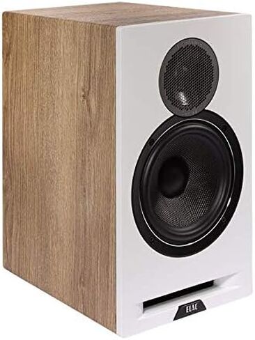 ELAC لاول مرة المرجع B6.2 مكبرات الصوت رف الكتب - (زوج) الأسود يربك ، مجلس الوزراء الجوز in Kuwait