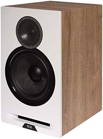 ELAC لاول مرة المرجع B6.2 مكبرات الصوت رف الكتب - (زوج) الأسود يربك ، مجلس الوزراء الجوز in Kuwait