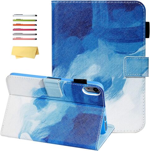 Case for iPad Mini 7 A17 Pro 2024/iPad Mini 6 2021 Case 8.3 "، Uucovers Trifold Stand Smart Hard Shell Lightweight Lights for iPad Mini 7th 7th Generation [Auto Wake/Sleep] ، Starry Night Blue in Kuwait