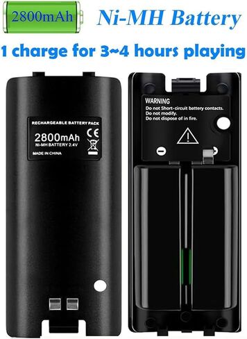 Wii Remote Charger Station 4 Dock for Wii U Charger Cord Rechargeable Battery Pack with Four Wiimote Batteries in Saudi Arabia