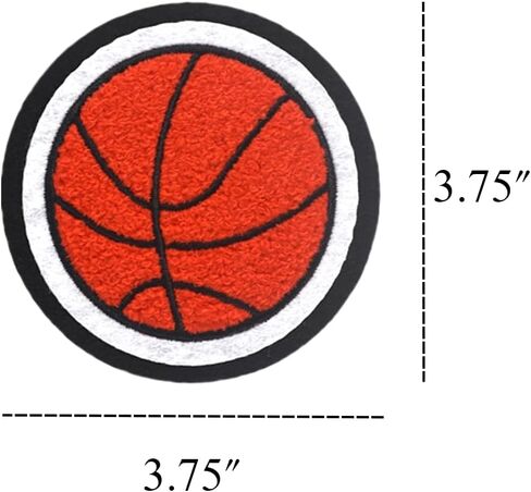 Large Iron on Softball Patches 3-3/4“ Yellow Chenille Patch Letterman Jacket Patches Sport Embroidered Patches Applique Patch for Clothing Jersey Jeans Bag in Kuwait