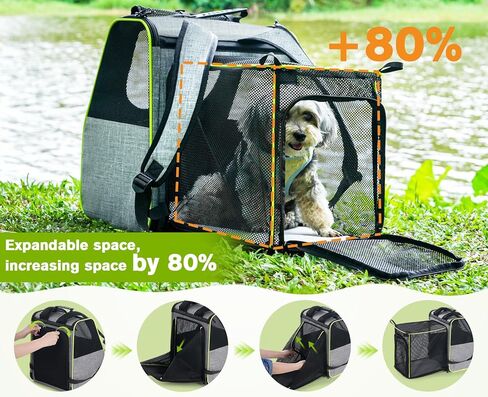 Pecute Cat Backpack Carrier, Small Dog Backpack Carrier, Pet Backpack Carrier for Cats Dogs Puppy Kitten, Cat Carrier Bag Carrying for Travel Hiking Bike Riding Walking Outdoor in Kuwait