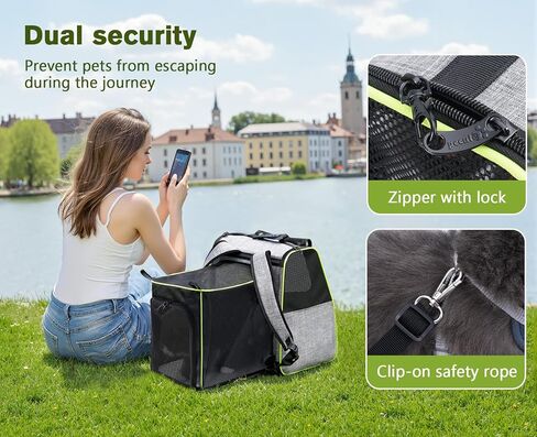 Pecute Cat Backpack Carrier, Small Dog Backpack Carrier, Pet Backpack Carrier for Cats Dogs Puppy Kitten, Cat Carrier Bag Carrying for Travel Hiking Bike Riding Walking Outdoor in Kuwait