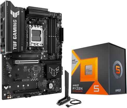 Micro Center AMD Ryzen 5 7600x CPU معالج مع ASUS PRIME B650M-A AX II Micro ATX Motherboard in Kuwait