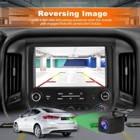 4+64G Car Radio Stereo for Chevy Silverado GMC Sierra 2014-2018 Android 13 Wireless CarPlay Android Auto Bluetooth GPS Navigation in Saudi Arabia