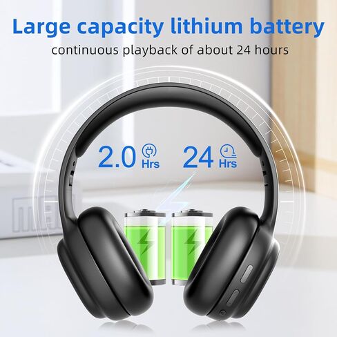 Rechargeable and Portable Personal FM Radio Headphones with Best Reception, Walkman Wireless Headset FM Radio Ear Muffs for Jogging, Mowing, Cycling, Meeting FM Receiver, White in Saudi Arabia