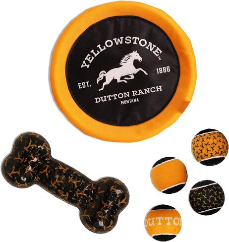 Mean Girls Official Merchandise | Dog Toy Set Includes Squeaky Balls, Frisbee Disc and a Chew Toy Circle Donut in Saudi Arabia