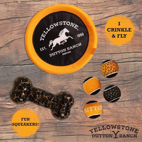 Mean Girls Official Merchandise | Dog Toy Set Includes Squeaky Balls, Frisbee Disc and a Chew Toy Circle Donut in Saudi Arabia
