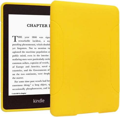 Case for All-New Kindle Paperwhite (12th Generation, 2024 Release) - Slim Fit TPU Gel Protective Cover Case for All-New Kindle Paperwhite E-Reader 7" (Black) in Saudi Arabia
