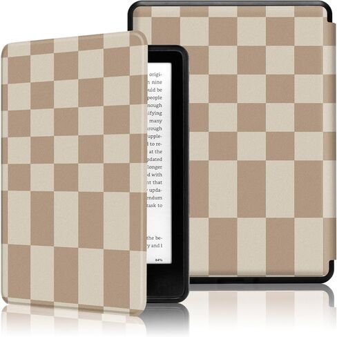 MOROCK Case for All-New 7" Kindle Paperwhite (12th Generation-2024 released), Fits Kindle Colorsoft Paperwhite Signature Edition, Lightweight PU Leather Cover with Auto Wake/Sleep, Khaki Leopard Print in Kuwait