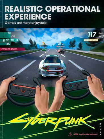 Mumba Hand Grips Compatible with Nintendo Switch 2 JoyCon [2 Pack] Wear Resistant Game Switch Controller Handle Case Kit for Switch 2 Joy Cons 2025, Black in Kuwait