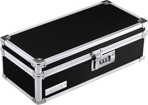 Vaultz Locking Medicine Storage Box with Combination Lock, 3.75" x 11.88" x 5.25", White (VZ00346) in Saudi Arabia