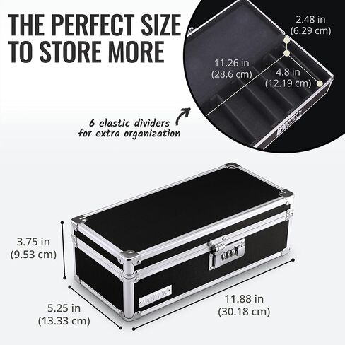 Vaultz Locking Medicine Storage Box with Combination Lock, 3.75" x 11.88" x 5.25", White (VZ00346) in Saudi Arabia